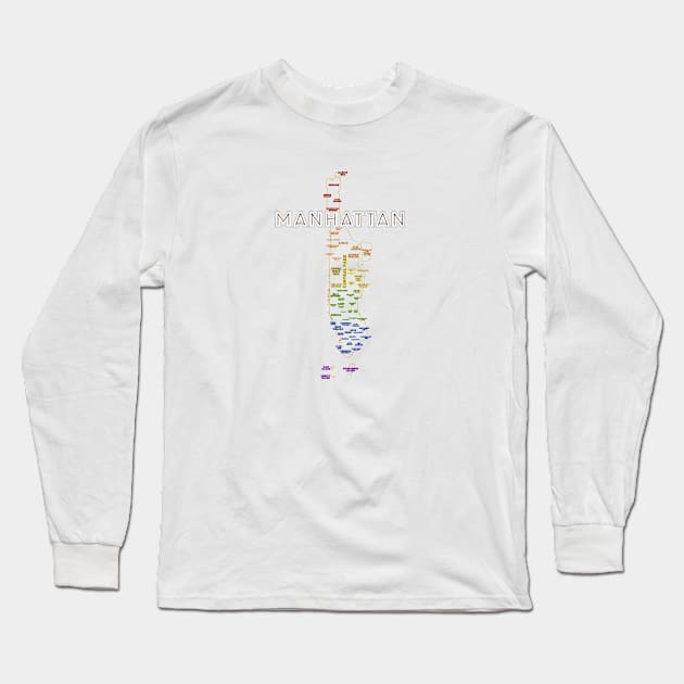 NYC Manhattan Pride Long Sleeve T-Shirt by TandB